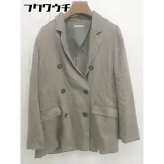 ◇ KBF ケービーエフ URBAN RESEARCH ダブル 長袖 テーラードジャケット サイズOne グレージュ レディース  【中古】 【1110260004096】のサムネイル