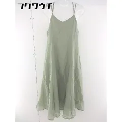 ◇ NOLLEY'S ノーリーズ キャミソール サイドジップ ロング ワンピース サイズ38 グリーン レディース  【中古】 【1111040000277】のサムネイル