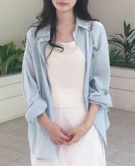 ◾️2026年3月購入/1回着用/SLOANEウール天竺長袖シャツ/ユニセックス2