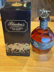 ブラントン シングルバレル 750ml 46.5% 箱付 馬キャップ 2003 - メルカリ