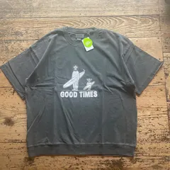 新品　26年春夏　新作 gym master ジムマスター　6.2oz ピグメントGOOD TIMES ビッグTEE　短丈　覆面レスラー　サーフィン　男女共用　メンズ　レディース　アウトドアファッション　お洒落　希少　レア　プレゼント　ゴープコア