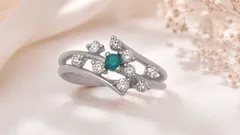 パライバトルマリン ダイヤモンドリング Pt900 3.71g 12.5号 ソーティング付き　Jewelry Paraiba Tourmaline0.08ct Dia0.26ct Ring