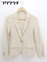 ◇ NOLLEY'S ノーリーズ 1B 長袖 テーラードジャケット サイズ38 ベージュ レディース  【中古】 【1111250001873】のサムネイル
