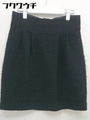 ◇ Deuxieme Classe ドゥーズィエム クラス ミニ タイト ナロー スカート サイズ38 ブラック系 レディース  【中古】 【1111260003386】のサムネイル