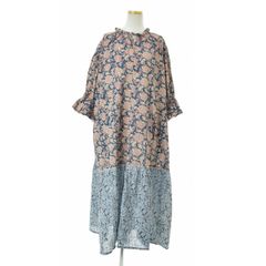 美品 パラスパレス nume リネン100% 花柄 ワンピース 日本製 - メルカリ
