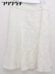 ◇ BARNEYS NEW YORK バーニーズ ニューヨーク 膝丈 フレア スカート サイズ40 ホワイト レディース  【中古】 【1112020007927】のサムネイル