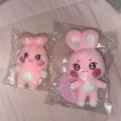 ジェミン うさぎ ぬいぐるみ マスコット 3点セット ピンク - メルカリ