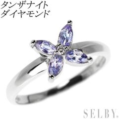 ⭐月末まで値下げ⭐タンザナイトリング ダイヤリング Pt950 刻印有