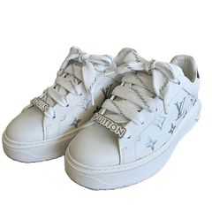 美品】ルイヴィトン スニーカー 38 25cmタイムアウトライン レオパード