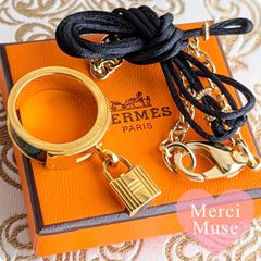 ❤お得なお品❤スカーフリング ジャンボ シルバー金具 エルメス