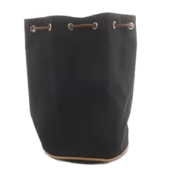 エルメス HERMES ポロションミミル ショルダーバッグ 巾着 キャンバス