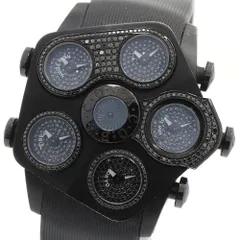ジェイコブ JACOB&CO JC-GR5-33 G5 グランド ブラックダイヤベゼル クォーツ メンズ 内箱・保証書付き_862102のサムネイル
