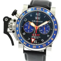 グラハム GRAHAM 2OVGS.B26A クロノファイター オーバーサイズ GMT デイト 自動巻き メンズ 保証書付き_903648のサムネイル