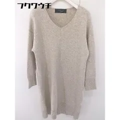 ◇ BEAMS LIGHTS ビームス ライツ 長袖 膝丈 ニット ワンピース サイズ38 ベージュ レディース  【中古】 【1112270002970】のサムネイル