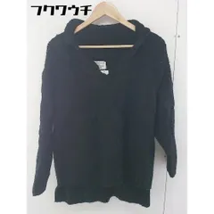 ◇ pattern torso antiqua アンティカ 長袖 ニット セーター ブラック レディース  【中古】 【1112290006149】