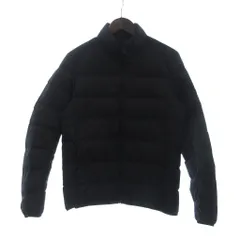 ユニクロ UNIQLO ULTRA LIGHT DOWN ウルトラライトダウンワイドキルトジャケット ブルゾン フルジップ 420685 黒 ブラック S