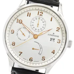 ユンハンス JUNGHANS 027/4561 アタッシュ アジェンダ デイデイト パワーリザーブ 自動巻き メンズ _912350のサムネイル