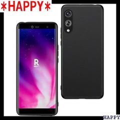 対応 Rakuten Hand 5G マットブラック 磨り表面 柔軟性 TPU素材
