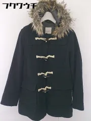 ◇ Letter BACK NUMBER レターバックナンバー 長袖 ダッフル コート サイズM ブラック レディース  【中古】 【1202100003342】のサムネイル