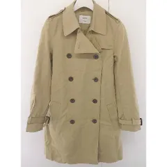 ◇ ◎ STUDIOUS ステュディオス ベルト付 長袖 トレンチ コート サイズ0 ベージュ レディース  【中古】 【1202100000433】のサムネイル