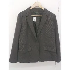 ◇ Eddie Bauer エディー バウアー 1B 長袖 テーラード ジャケット サイズPL ダークブラウン レディース  【中古】 【1204060003899】のサムネイル