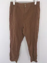◇ MACPHEE マカフィー TOMORROWLAND イージーパンツ サイズ34 ブラウン レディース  【中古】 【1204080000885】