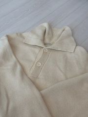 AURALEE HARD TWIST MERINO KNIT BIG POLO - メルカリ
