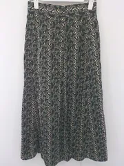 ◇ PAGEBOY ページボーイ ALICIA 総柄 ロング フレア スカート サイズF ブラック マルチ レディース  【中古】 【1205060006194】のサムネイル