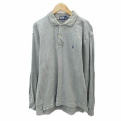 Polo by Ralph Lauren グレー 長袖ポロシャツ S - メルカリ