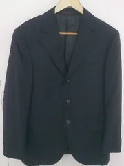◇ PAZZO collection N.?MASAKI? ストライプ 3B 長袖 テーラードジャケット サイズ 94AB4 ブラック ホワイト メンズ  【中古】 【1205190005241】のサムネイル