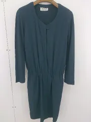 ◇ MOGA モガ 長袖 膝下丈 ワンピース サイズM グリーン系 レディース  【中古】 【1205210000140】のサムネイル