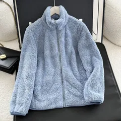 フリース ジャケット レディース ボア ブルゾン 防寒 アウトドア 暖かい ジップアップ 無地 軽い 秋 冬 フルジップ シャギー M0516-5VJ7-1