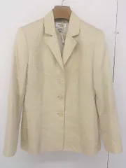 ◇ TALBOTS タルボット 3B シルク混 長袖 テーラード ジャケット サイズ4 ベージュ レディース  【中古】 【1206230004699】のサムネイル