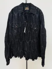 KAPITAL Magpie フェザージーンズジャケット ブラック 5のサムネイル