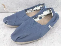 ◇ TOMS トムス スリッポン スニーカー シューズ W5.5 ネイビー *  【1002797489715】のサムネイル