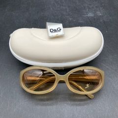 D&G サングラス 2137 ブラウン系 ケース付き - メルカリ
