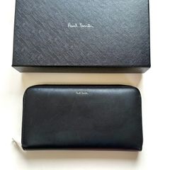 Paul Smith 長財布 ラウンドファスナー ブラック 箱.紙袋付き 父の日