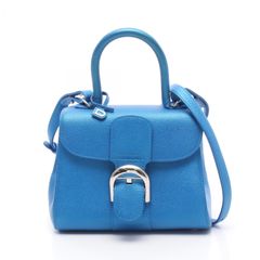 DELVAUX 逸品ハンドバッグ ブリヨンPM 黒に近いブラウン - メルカリ