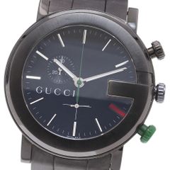 付属品付/稼働】グッチ 101M 腕時計 Gクロノ シェリーライン スモセコ 