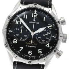 ユンハンス JUNGHANS 027/3592.00 マイスターパイロット クロノグラフ 自動巻き メンズ 良品 _871422のサムネイル