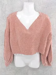◇ Ray BEAMS レイ ビームス 長袖 ニット セーター ピンク系 *  【1002799323109】