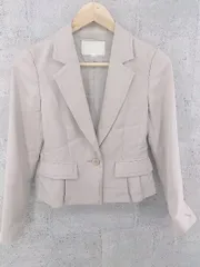 ◇ NATURAL BEAUTY ナチュラルビューティー 1B 長袖 テーラード ジャケット 34 ベージュ系 *  【1002799329248】のサムネイル