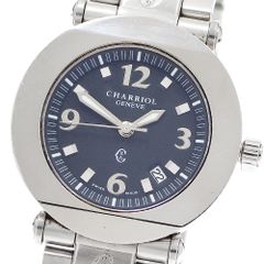 美品】シャリオール クォーツ【CCSTRD】パープル【稼働品】レディース 