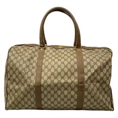 GUCCI(グッチ) ボストンバッグ GGプラス・GGスプリーム グレーベージュ
