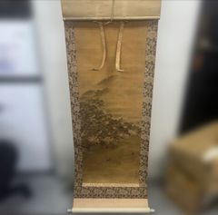 [Rare] Hanging scroll, landscape painting, Japanese painting, antique, fine art, painting