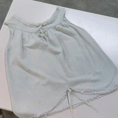 トゥモローランド カットワークレース ブラウス スキッパー Vネック 