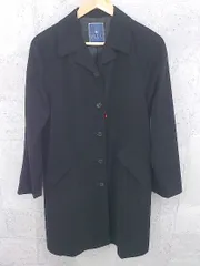 ◇ ELLE 長袖 ロング コート ブラック *  【1002799925396】のサムネイル