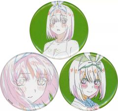 3個セット】魔法少女にあこがれて 阿良河キウィ レオパルト 缶バッジ