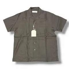 参考上代19800円 未使用 UNIVERSAL PRODUCTS 25SS OPEN COLLOR S/S SHIRTS オープンカラーシャツ ユニバーサルプロダクツ 251-60304 チャコール 2 （12151M）のサムネイル