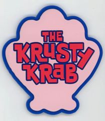 [중고] 코스터 The Krusty Krab(게 게 카니) 로고 코스터(언제나 함께! 러버 아소트) [이치반 복권 스폰지·밥~ 환영 비키니 타운에!~]